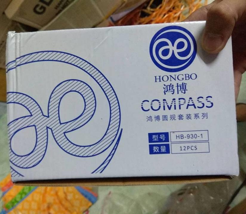 12 compa bút kim đẹp ( 1 hộp to )