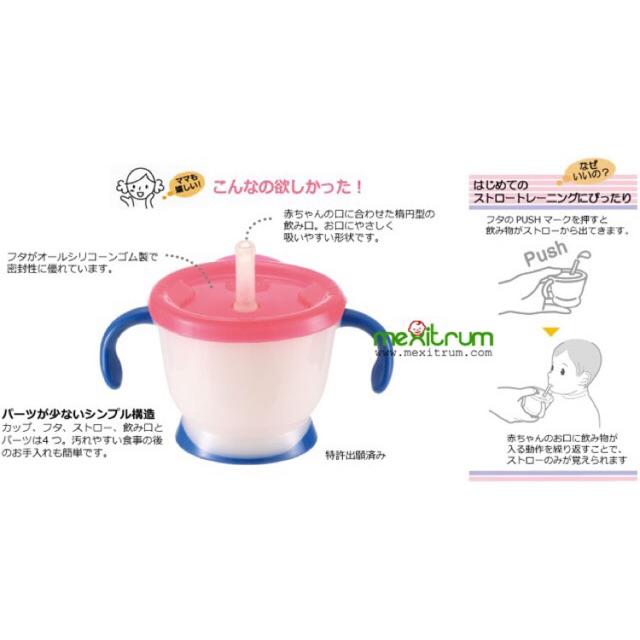 1vCốc tập uống 3 giai đoạn Richell (Hàng Công Ty chính hãng)