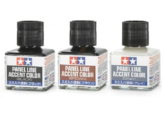 Dung Dịch Kẻ Lằn Chìm Tamiya Panel Line Accent Color (40ml)