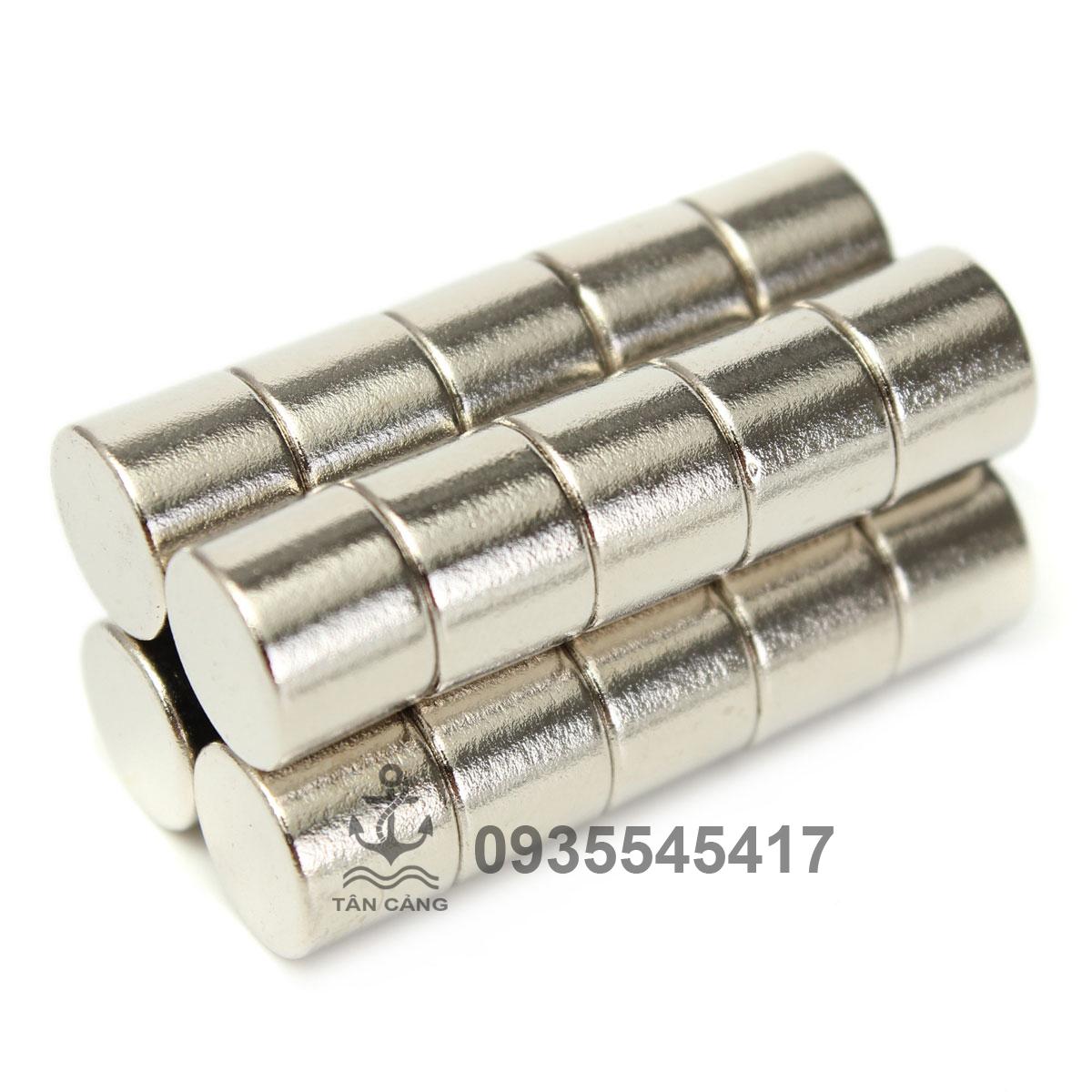 combo 10 Nam châm tròn 6x5 mm