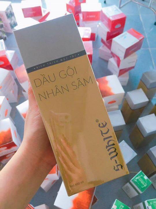 DẦU GỘI NHÂN SÂM ĐÀO SWHITE - 1000ML