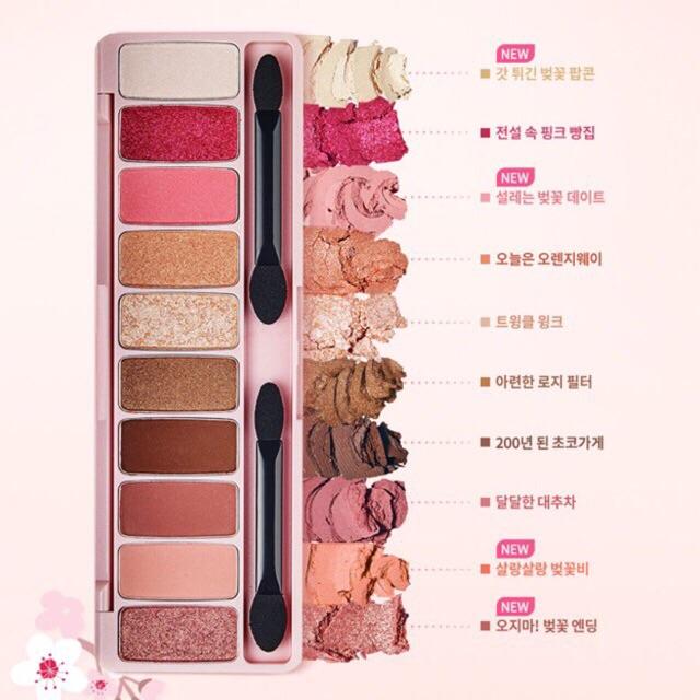[HCM]Phấn mắt Lameila Play Color Eyes phiên bản hoa anh đào Cherry Blossom siêu đẹp