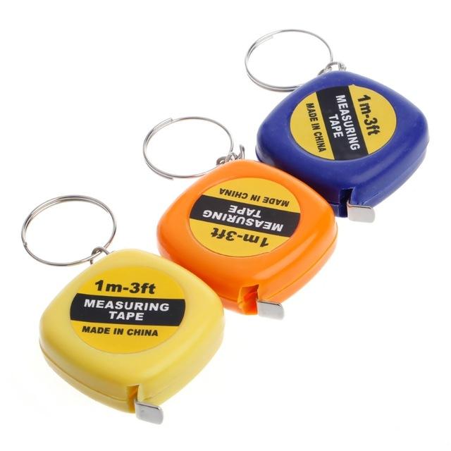 Thước mini dài 1m kiêm móc khóa