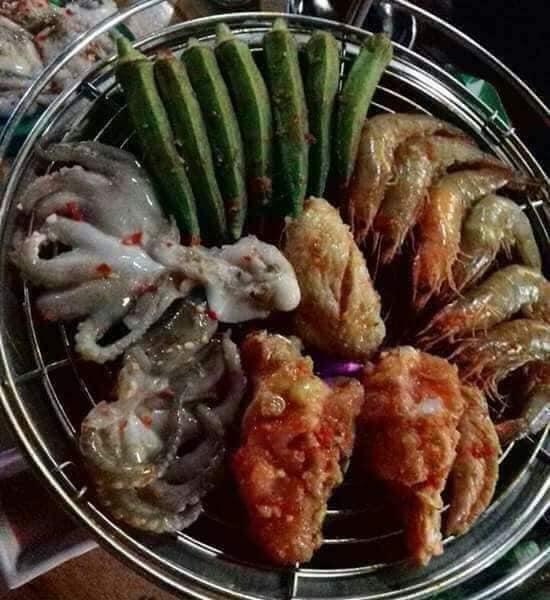 Bếp nướng than hoa tròn