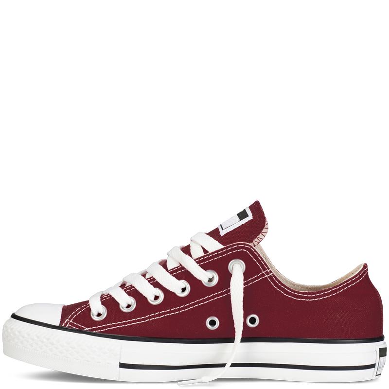 Giày Vải Nữ Sneaker CV Classic Cổ Thấp Đỏ Đô