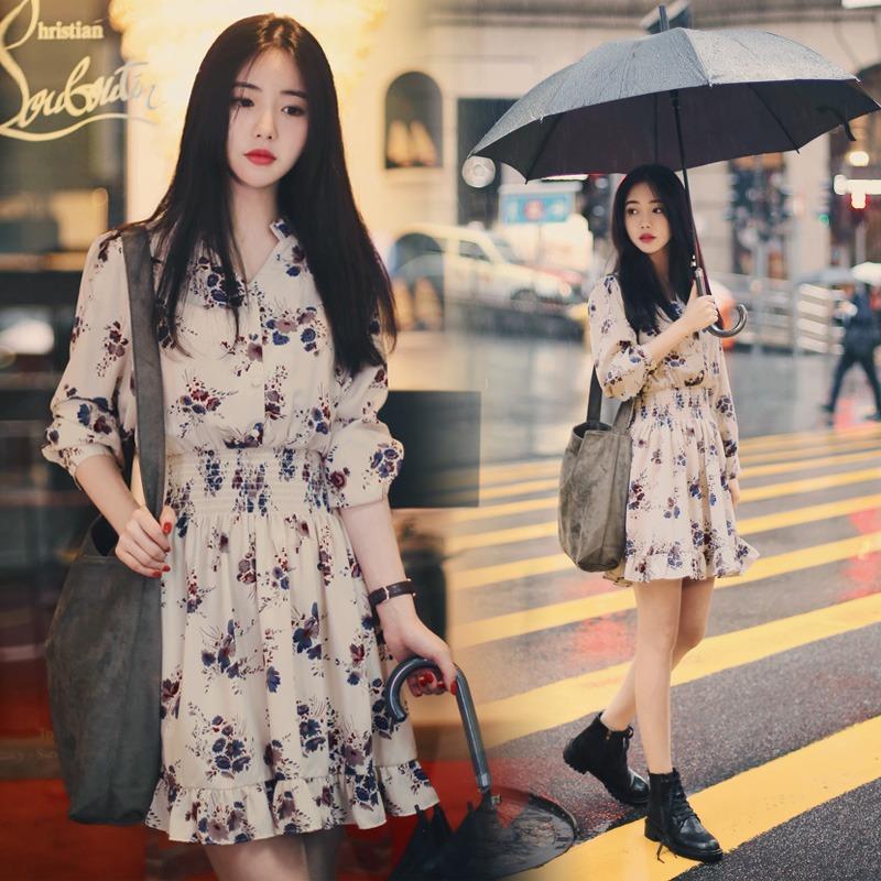 [HCM]Đầm Voan Cổ Điển Hàn Quốc - New Thoi Trang