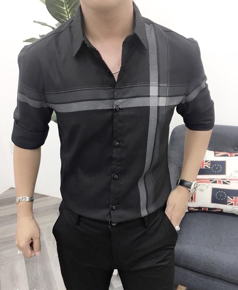 ÁO SƠ MI NAM DÀI TAY THỜI TRANG HÀN QUỐC CAO CẤP HOI079