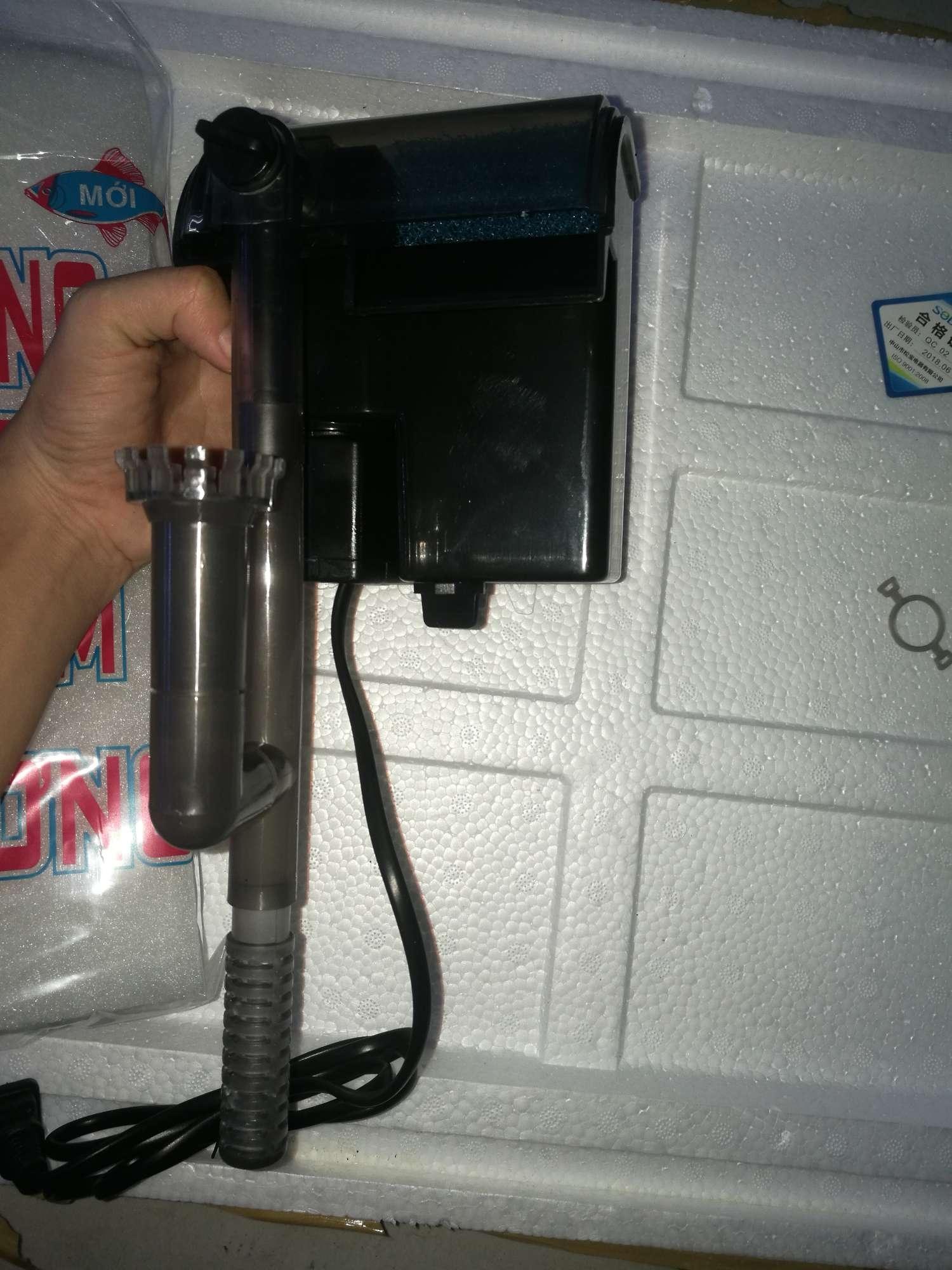 [HCM]Máy lọc thác bể cá 10W và bông lọc WP-606H