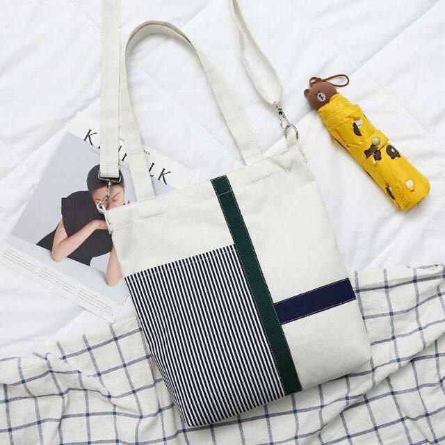 Túi Vải Bố kẻ thời trang