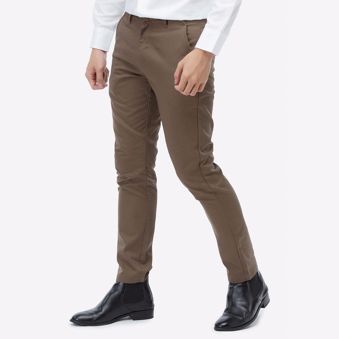 Quần kaki nam Milvus - LZPN001MBR25