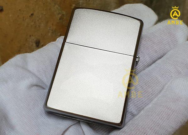Zippo mạ Satin kỷ niệm Zippo 75 Z207