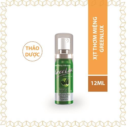 Greelux Fresh Mint Cool Mouth Freshener Spray (Mildly Cool and Spicy Flavor)