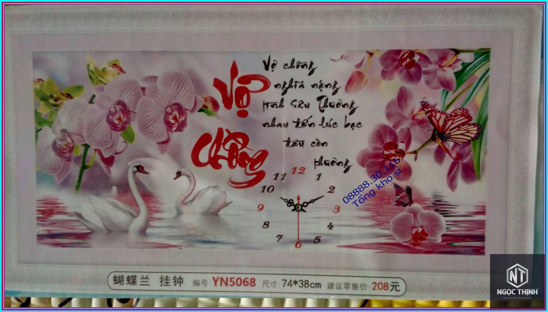 Tranh đính đá Vợ chồng YN5068-Ngọc Thịnh