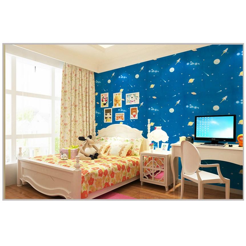 [HCM]5m Giấy dán tường họa tiết vũ trụ