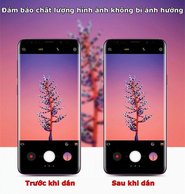 Miếng dán kính cường lực Camera cho Samsung S9 Plus hiệu Baseus