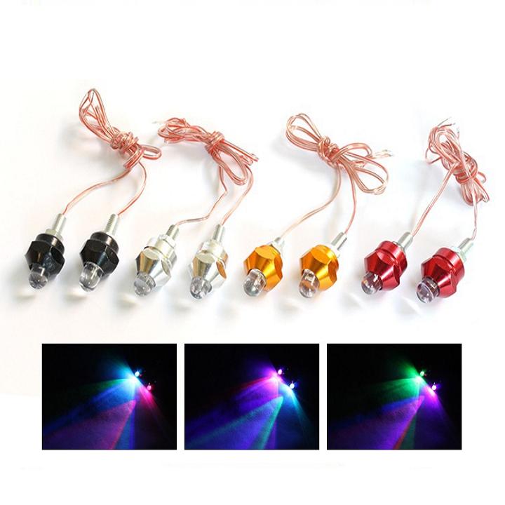 Một đôi đèn LED vít gắn biển số xe máy ( màu đỏ )