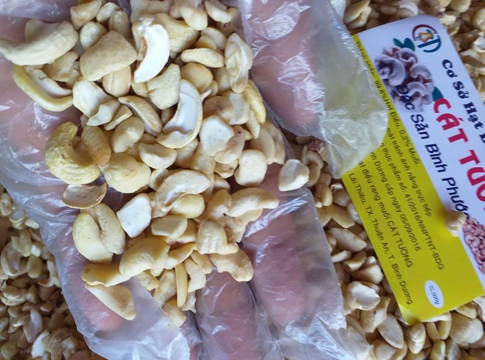 Hạt Điều Bể Vụn Sống 500g.