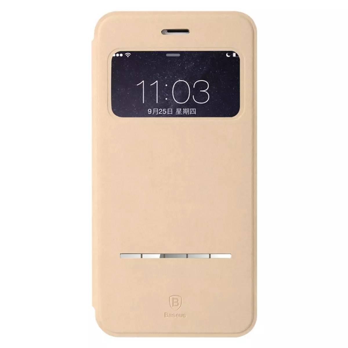 Bao da iPhone 6/6S Baseus Terse Classic (da PU cao cấp, smart cover)