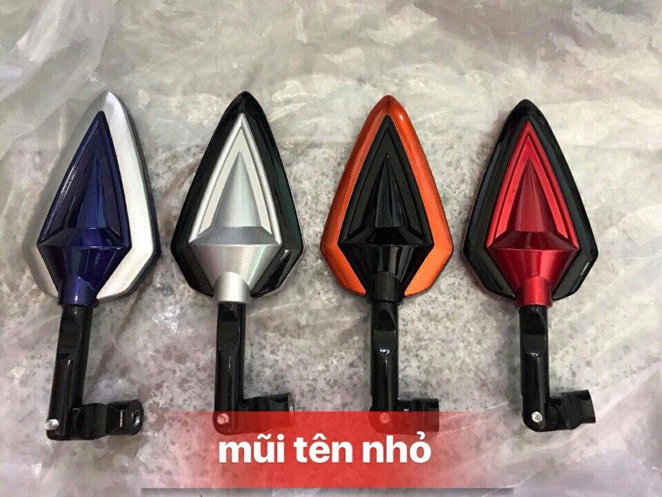Kính chiểu hậu xe máy kiểu mũi tên - 1 cây