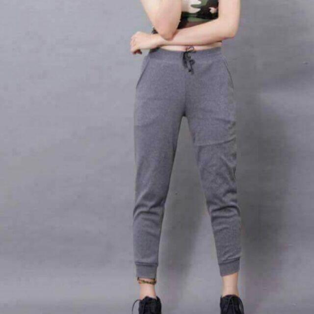 Quần Nữ Dễ Thương Jogger Len Tăm