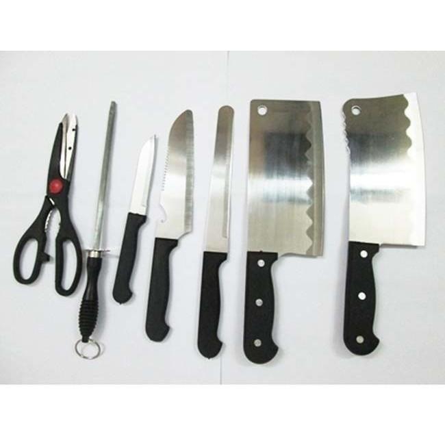 Bộ dao đa năng 7 món kèm hộp gỗ