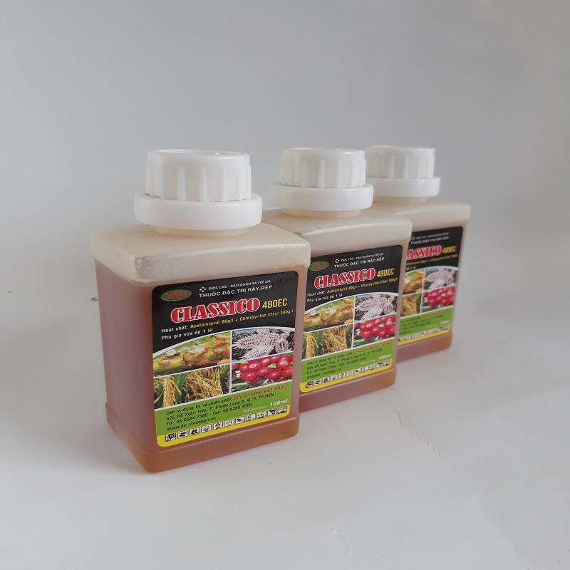 Thuoc trừ rầy Classico 480EC (250ml) trừ rầy nâu hại lúa, rệp sáp hại cà phê