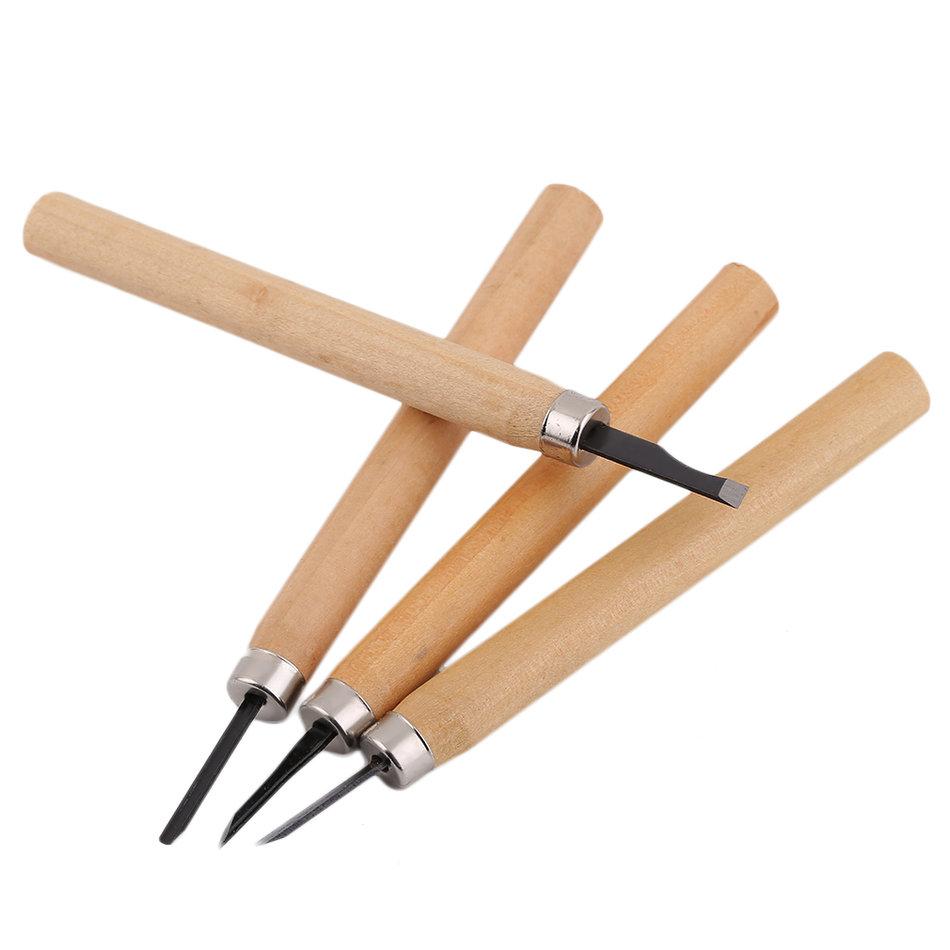 Bộ 12 dao khắc gỗ, tiện gỗ