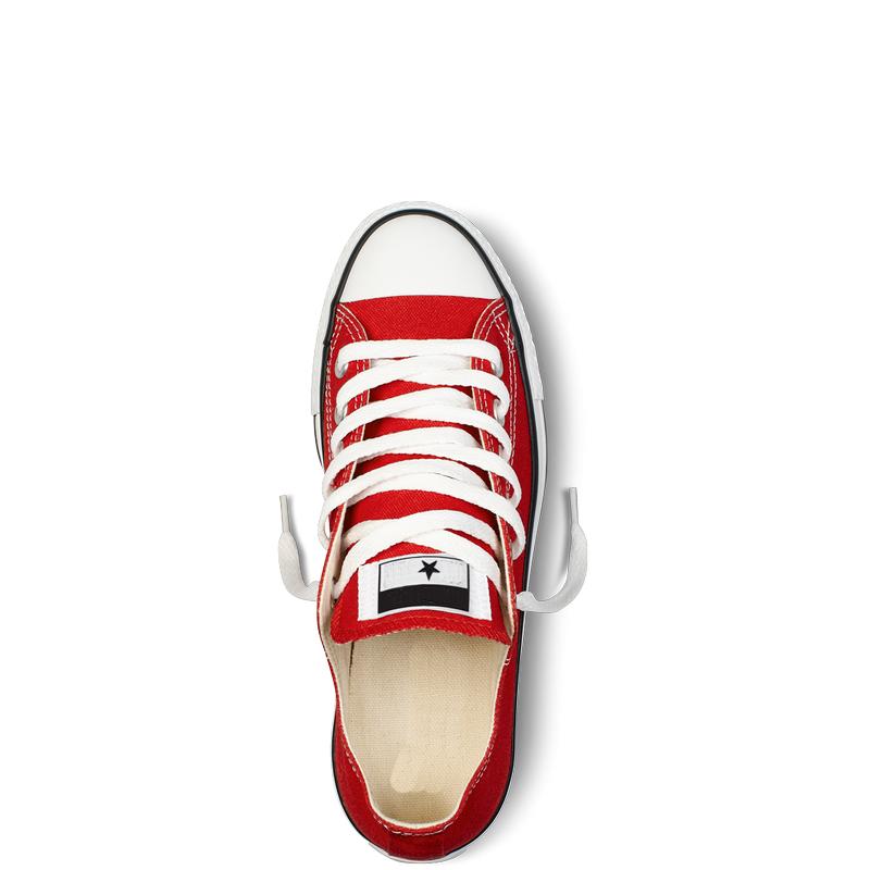 Giày Vải Nữ Sneaker CV Classic Cổ Thấp Đỏ Tươi