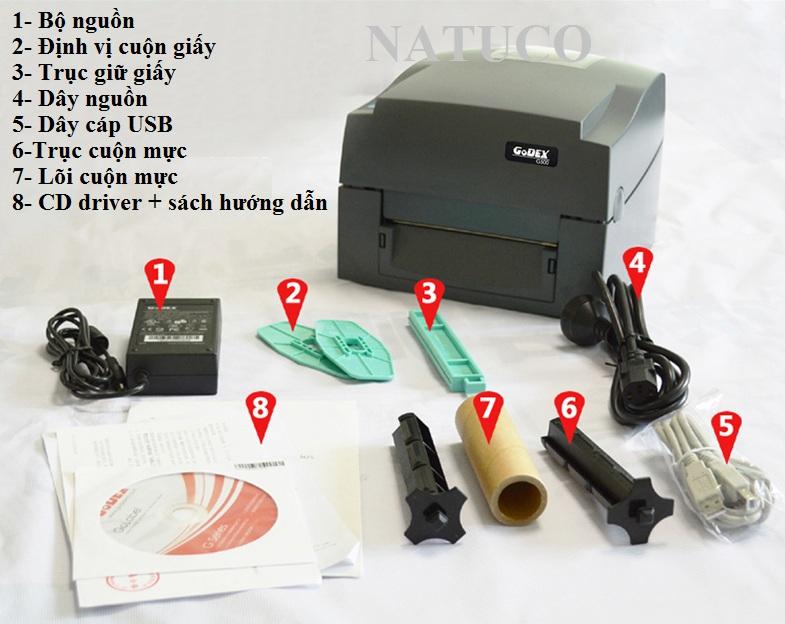 [HCM]Máy In Tem Mã Vạch Godex G500