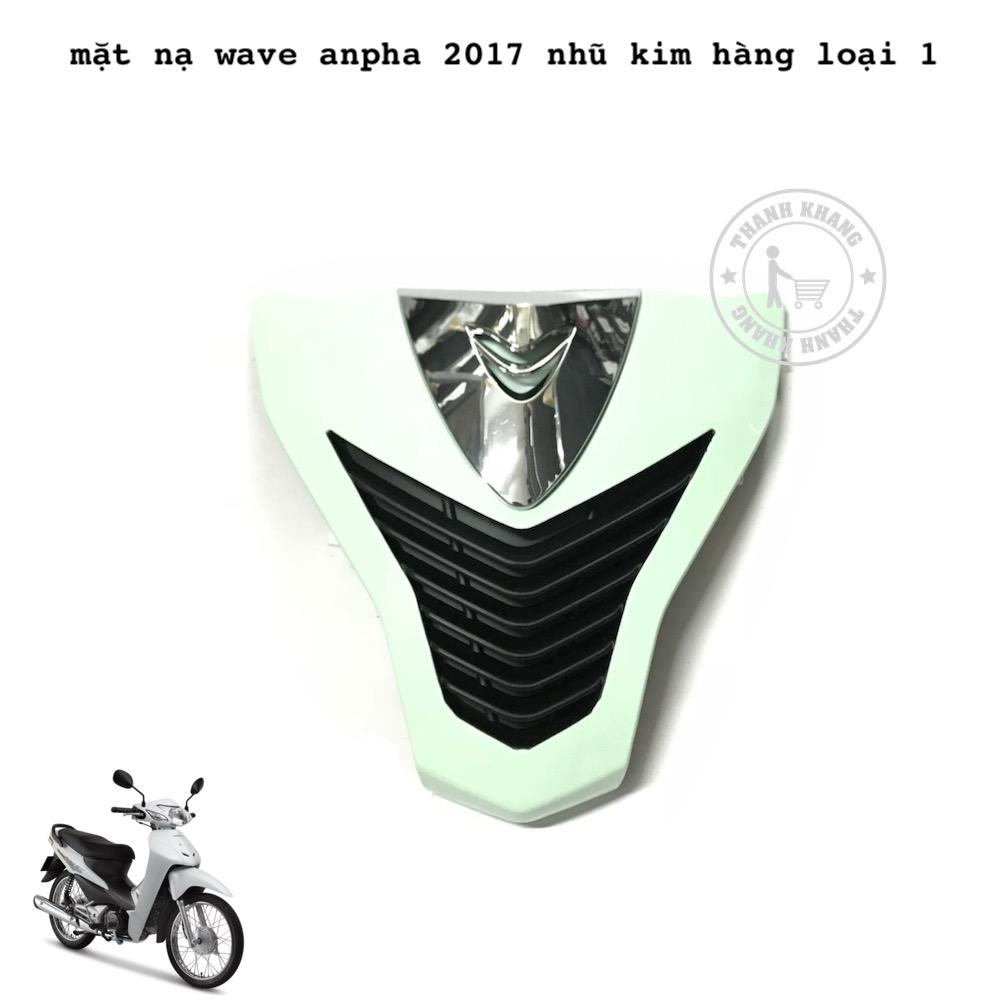 [HCM]Mặt nạ xe Wave Anpha 2017 xanh phối đen Thanh Khang 006001131