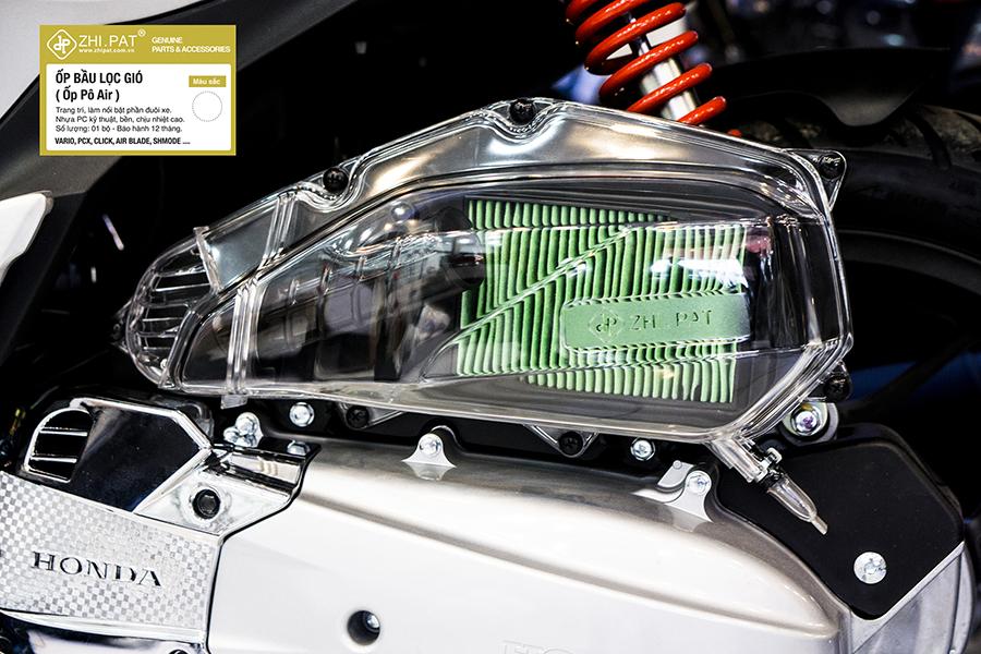 Ốp Lọc Gió Trong Suốt Zhi.pat (xám khói)