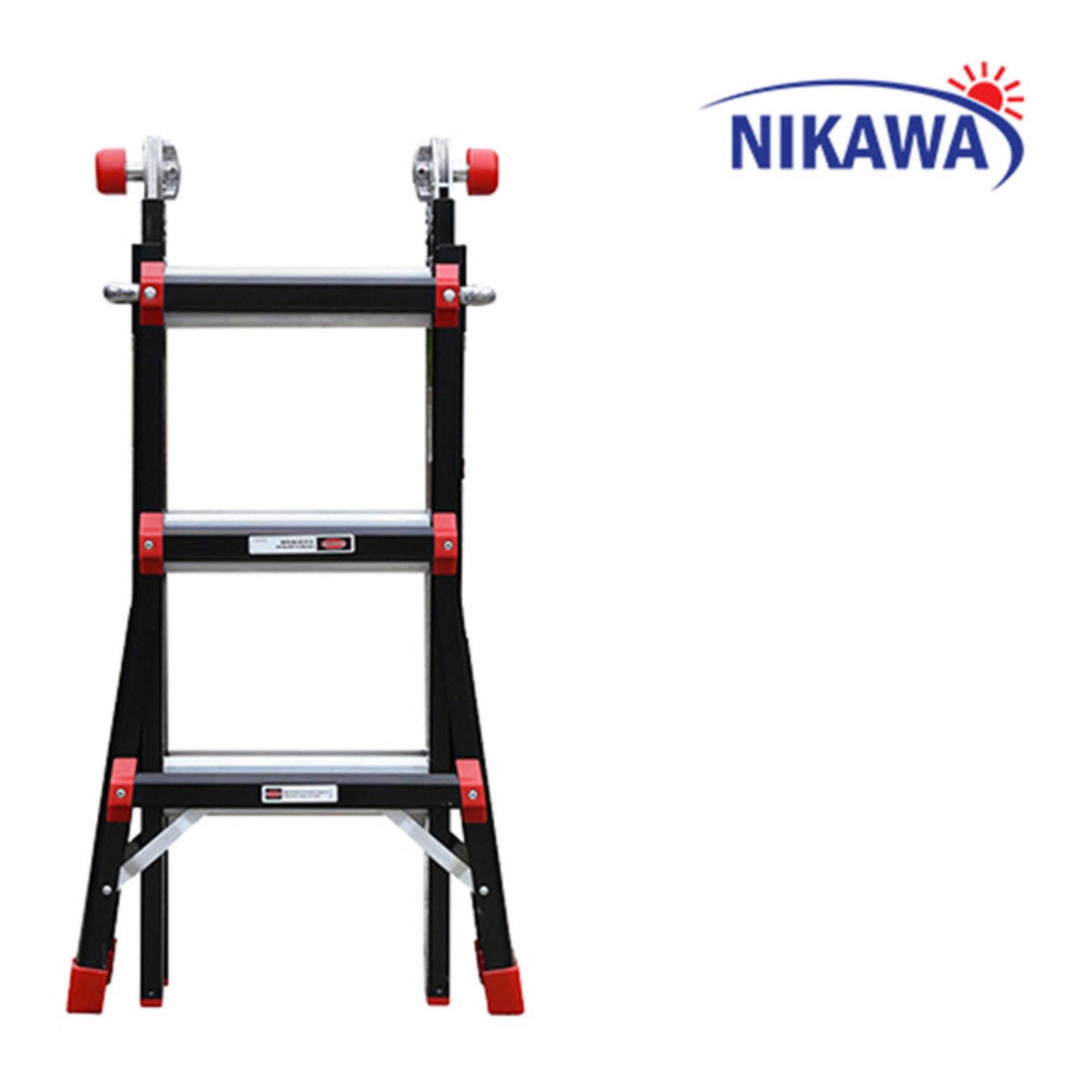 Thang nhôm gấp trượt Nikawa Nhật Bản NKB43 - 3,1m Tải trọng 250kg