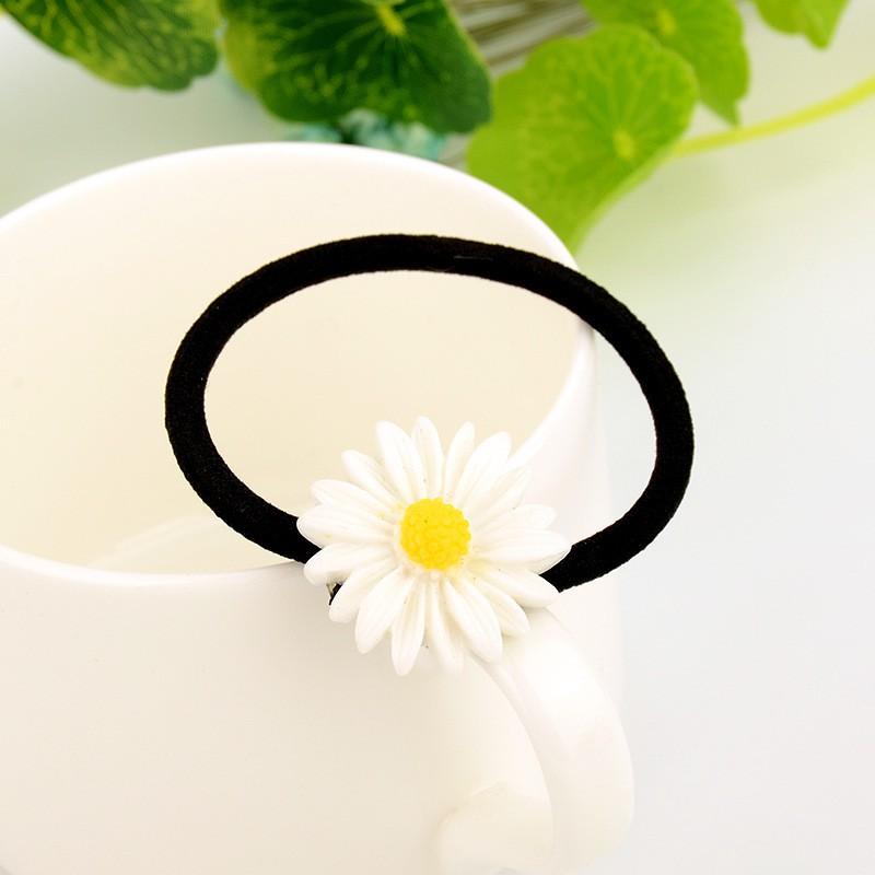 [HCM]Giá mùa bão Bộ 2 Dây cột tóc  buộc tóc hoa cúc dễ thương