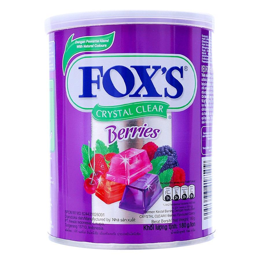 KẸO FOX'S TRÁI CÂY ÔN ĐỚI - NHẬP KHẨU INDONESIA 180GR