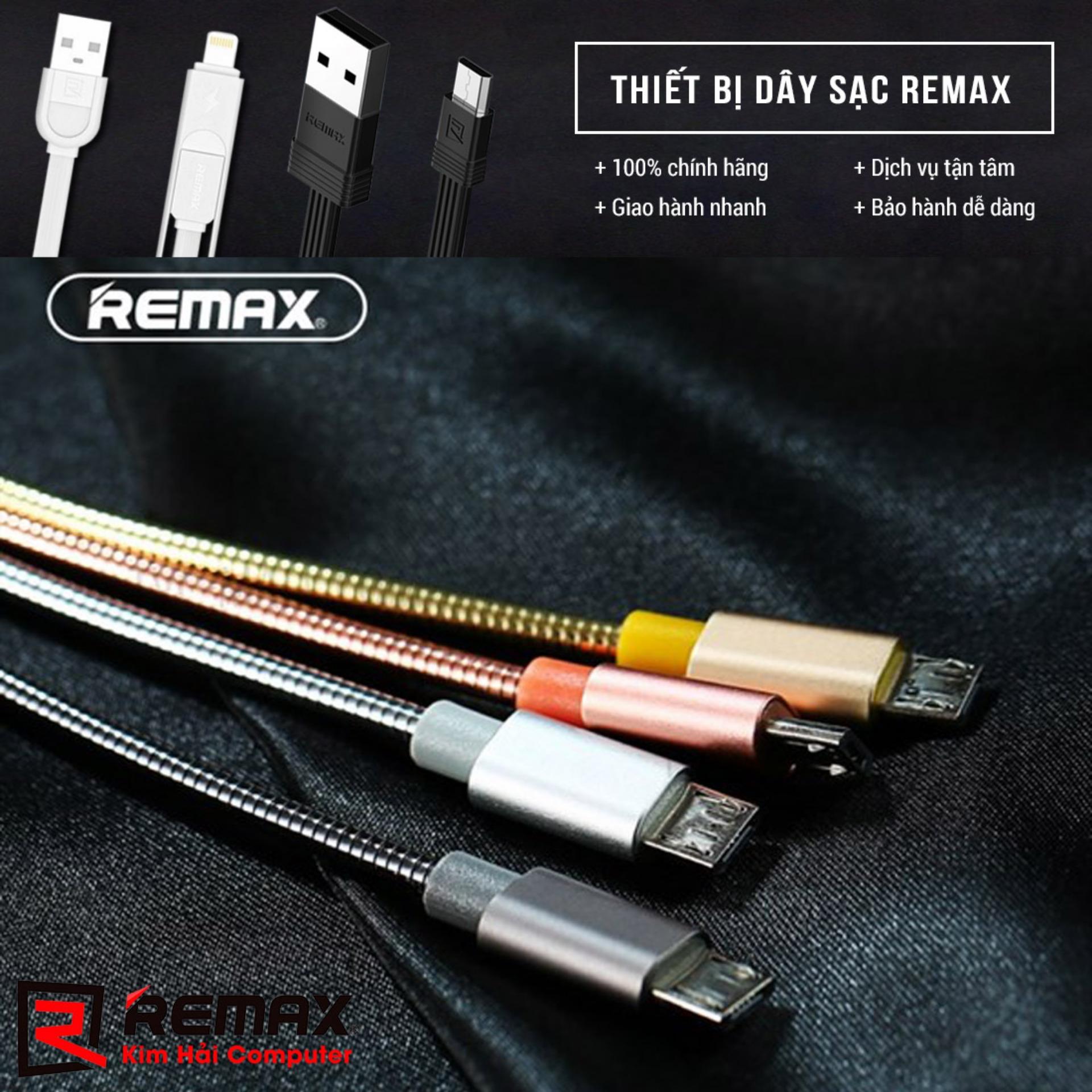 CÁP SẠC REMAX RC-080M MICRO USB (Bạc) - Kim Hải Computer