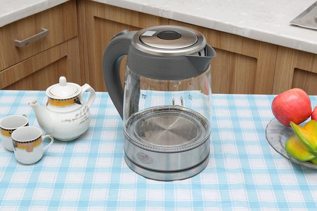 Ấm siêu tốc Thủy Tinh Goldsun 1.8L  EK-GF1852G
