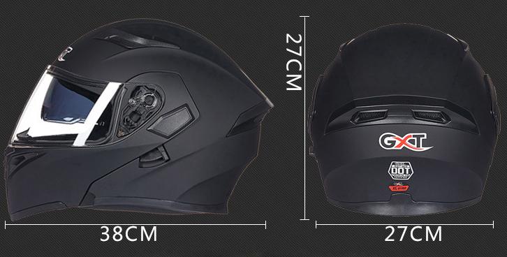 Mũ Bảo Hiểm Fullface Lật Hàm GXT 2017