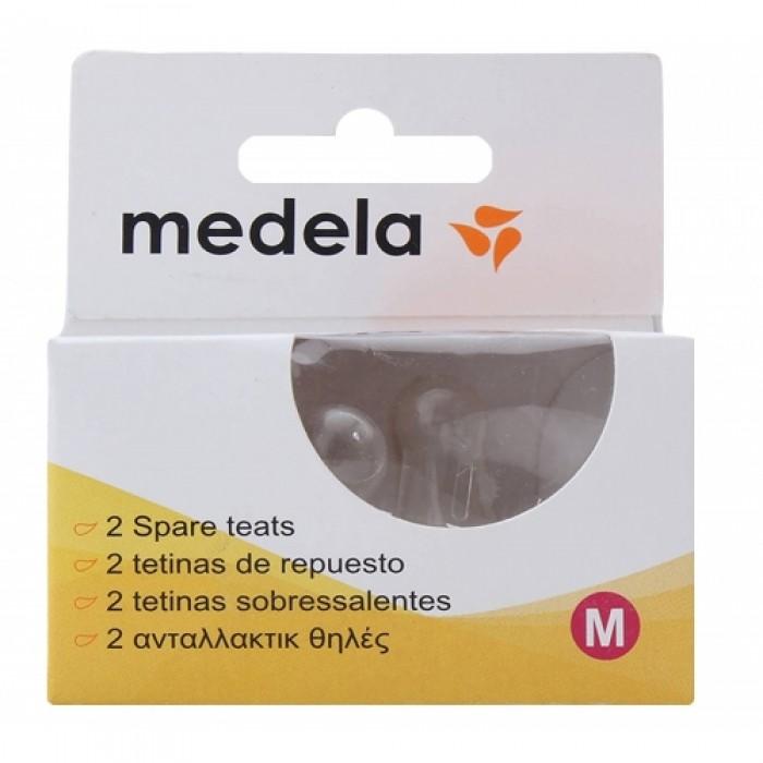 Núm vú Medela size M 2 cái (Trắng)
