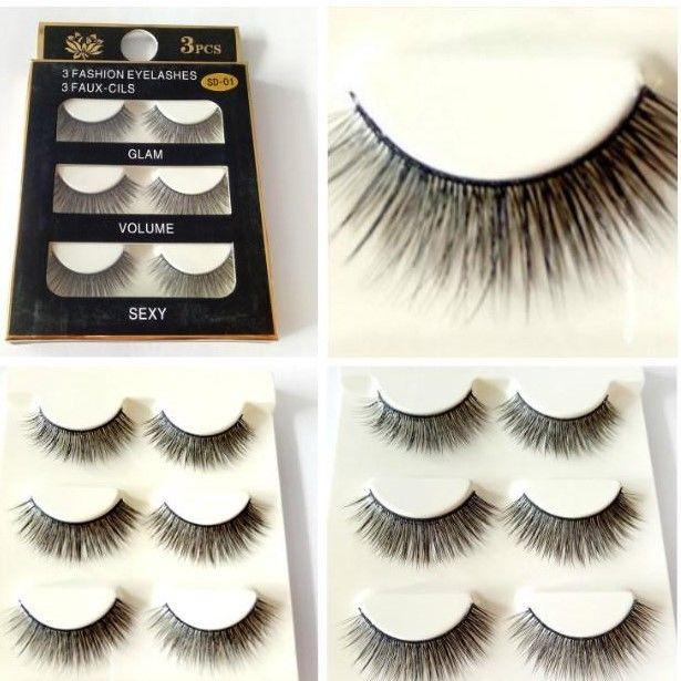 [HCM]Mi Giả Lông Chồn 3D 3PCS 3 Fashion Eyelashes (3 cặp)