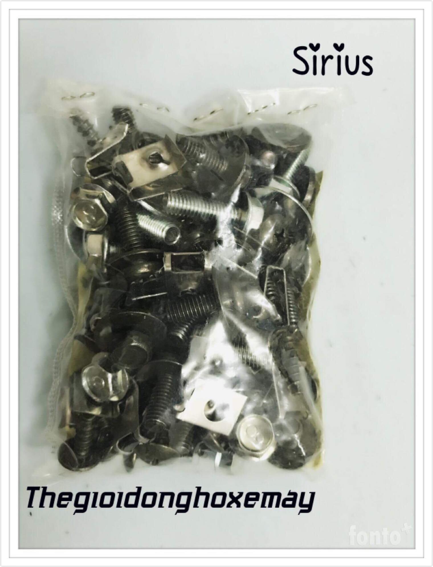 Bộ ốc vỏ nhựa xe máy sirius