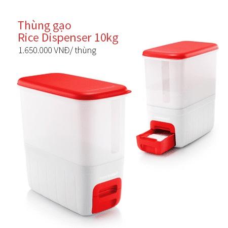 Thùng Gạo thông minh Rice Dispenser Tupperware