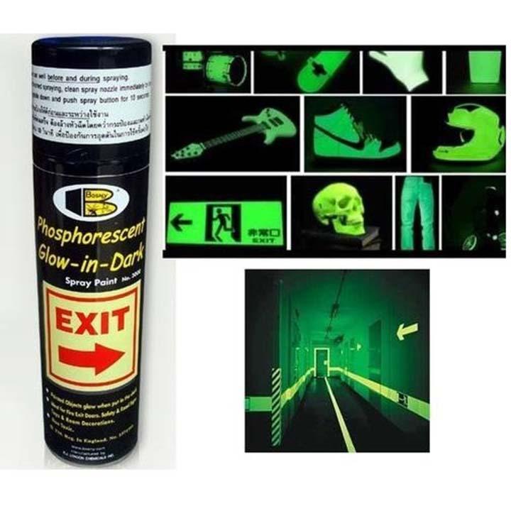 Sơn dạ quang ( PHOSPHORESCENT), phát sáng ban đêm Bosny