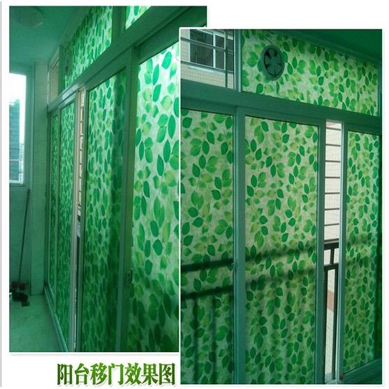 [HCM]5M X 45CM decal dán kính mờ - Lá Xanh MS4546