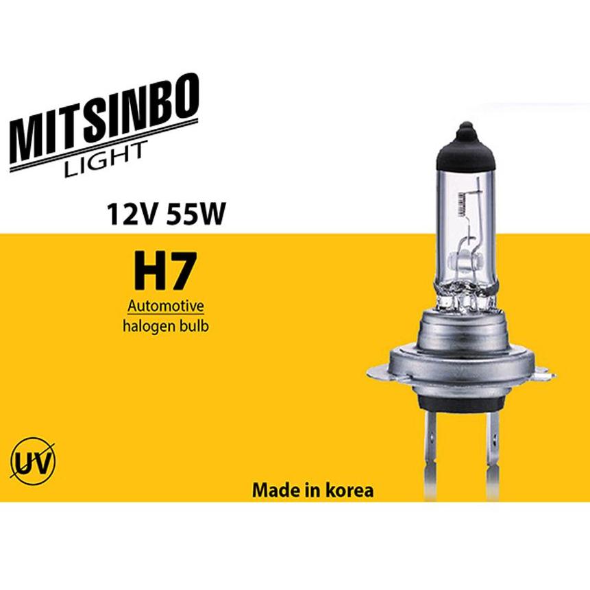 Bảo hành 1 đổi 1 - bóng đèn ô tô xe máy h7 12v 55w