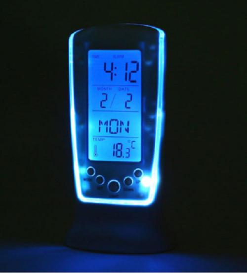 Đồng Hồ LED Để Bàn Square Clock DS-510