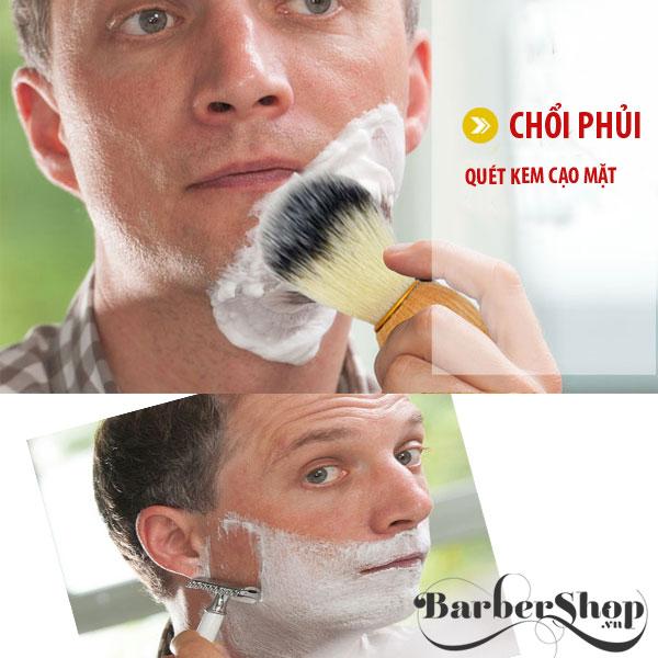Chổi quét kem cạo mặt Barber