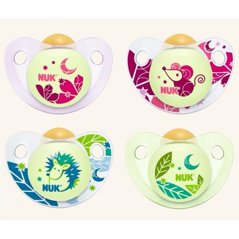 [HCM]Ty ngậm Nuk silicone đôi Night/day đủ size V919