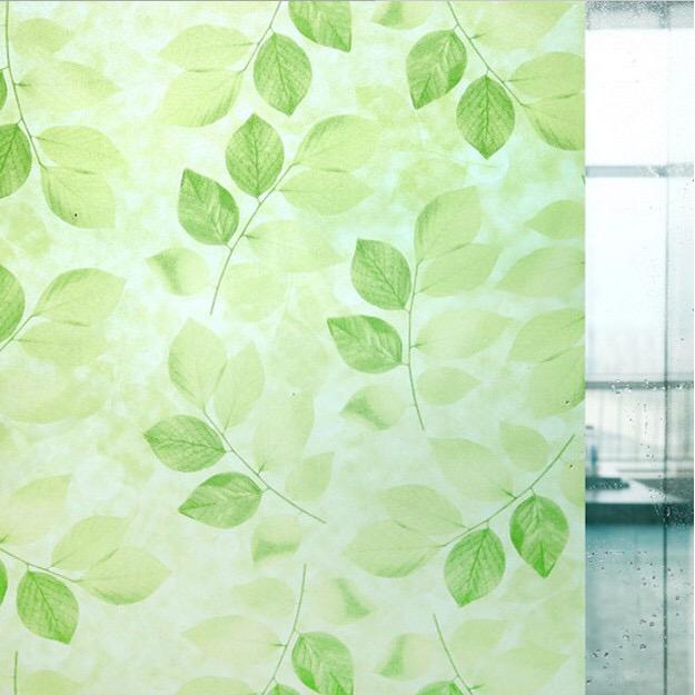 [HCM]5M X 45CM decal dán kính mờ - Lá Xanh MS4546