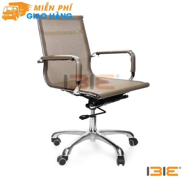 Ghế lưới IB802 chân hợp kim nhôm cao cấp màu đồng