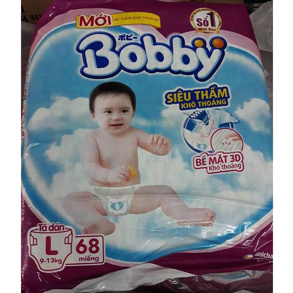 [HCM]Tã dán Bobby Fresh siêu mỏng L68 TA119
